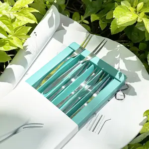 Creative Stainless Steel Fork Set — 6-Piece Gift Box Collection (Fruit, Pastry, Dessert & Cake Forks)