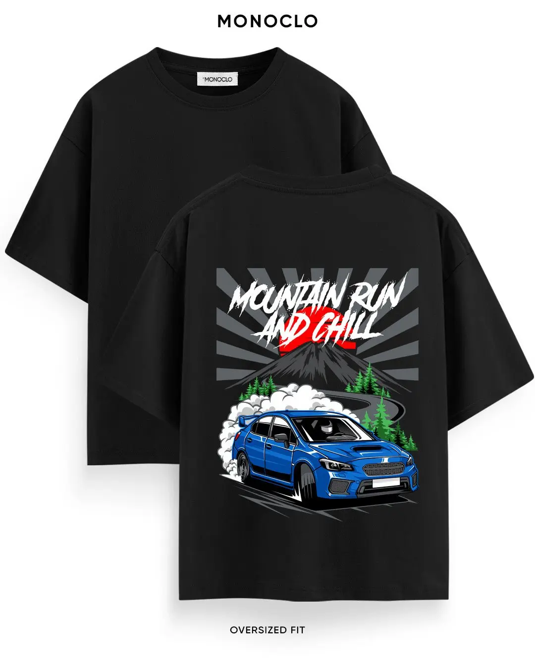 Subaru Mountain Run T-shirt – Outdoor Rally Racing Graphic Tee, Streetwear Oversized Shirt, Adventure Style