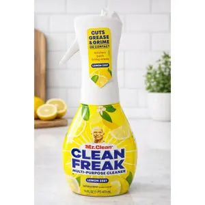 Mr. Clean Clean Freak Multi-Purpose Cleaner Lemon Zest 16fl/oz Cuts Grease & Grime Instantly Fresh Scent Easy Spray Application