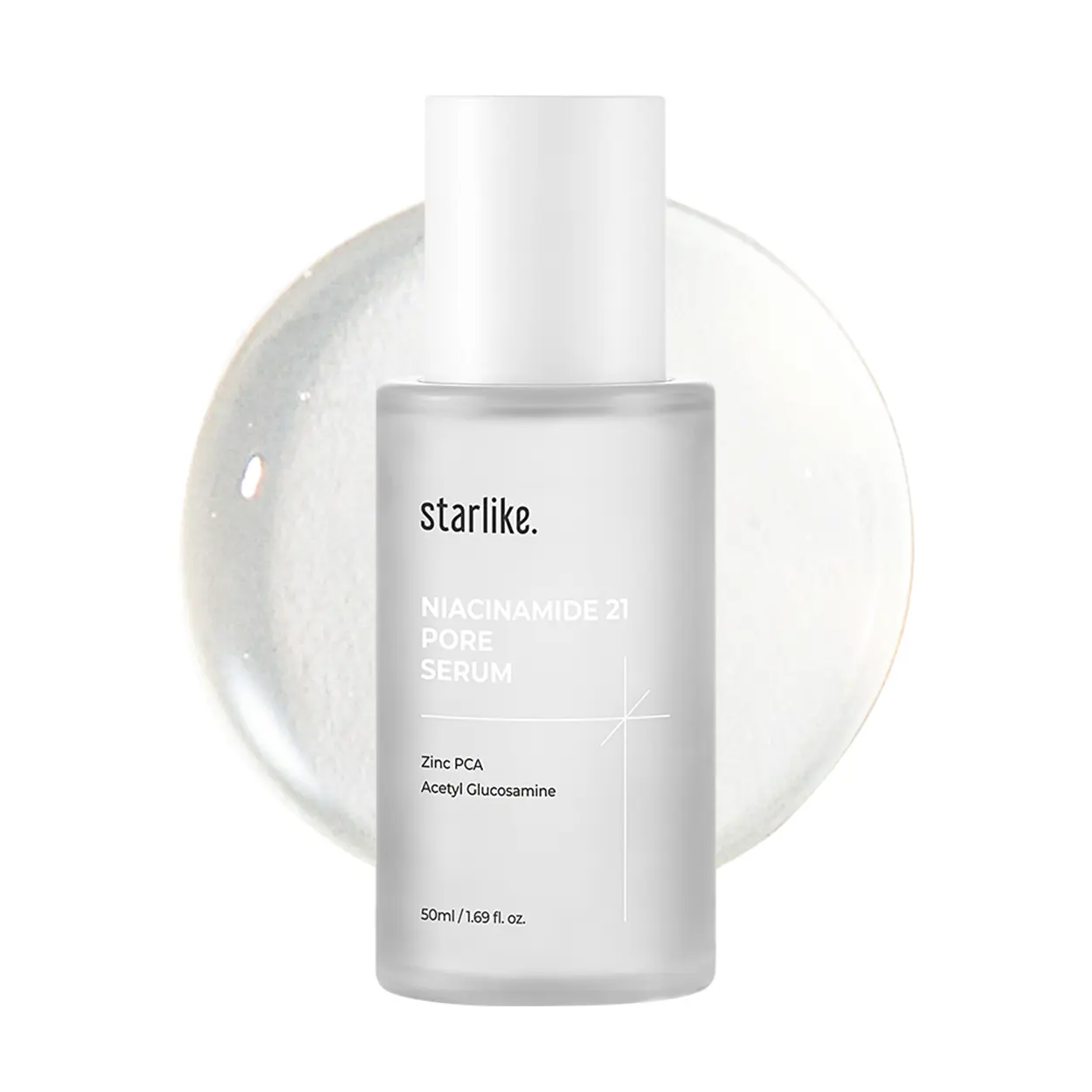 starlike Niacinamide 21% Pore Serum I 1.69 Fl oz (50ml) I Korean Moisturizing & Oil Balancing Facial Serum I Soothing, Lightweight & Fresh Finish I 17 Amino Acids & Hyaluronic I Glowing Skin Care