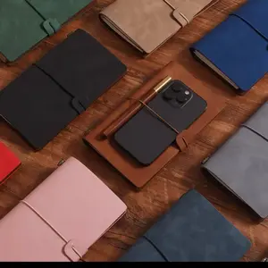 TRAVELER JOURNAL A6 Vintage Notebook PU Leather Blank Kraft Diary Note Book Journal Sketchbook Stationery Louise Carmen