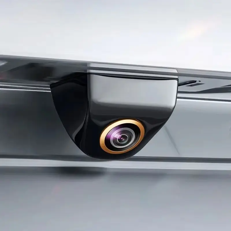 Gold Lens Car Rear View Camera, 170 Degree Fish Eye Wide Angle, Full HD Night Vision, Ahd Parking Reverse Camera, Abs Enclosure Material