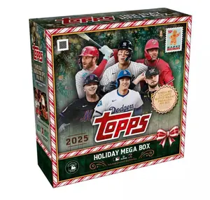 Topps 2025 Holiday Mega Box - Festive Collection of Cards Featuring Holiday Themes for Collectors and Fans