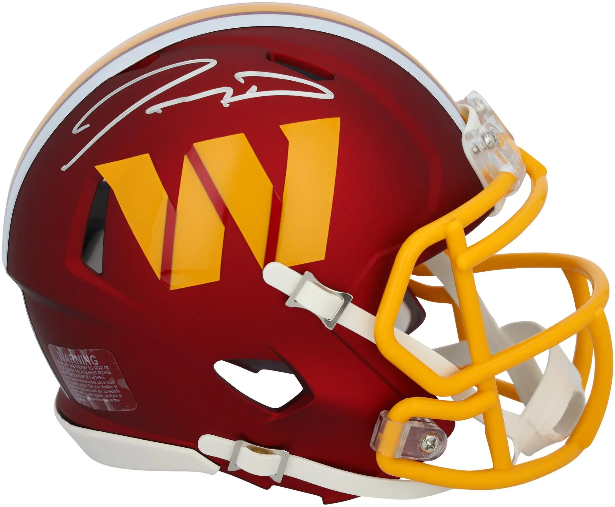 Jayden Daniels Washington Commanders Autographed Riddell 2025 Alternate Speed Mini Helmet - Fanatics Authentic Certified