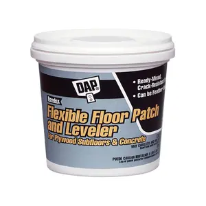 212 MAIN Flexible Floor Patch, 1 gal Container, Ready-to-Use Light Household Subfloor Repair & Floor Leveling Solution for Plywood Subfloors - 4-Pack (DAP Products 59190)