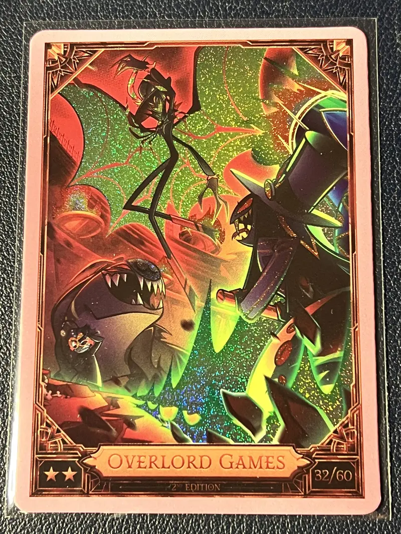 Hazbin Hotel Trading Card 2nd Edition Till The End Optichrome Foil