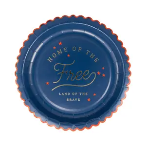 Home of the Free 9" Paper Plate