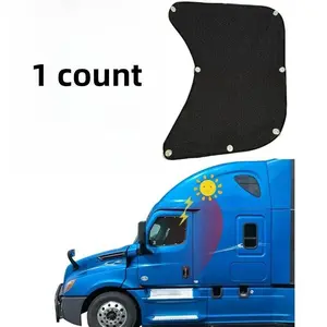 Truck Side Window Sunshade with Suction Cups, UV Protective Car Side Window Sunshade, Easy Installation Car Accessories for All Truck Types, Semi Truck Sunshade
