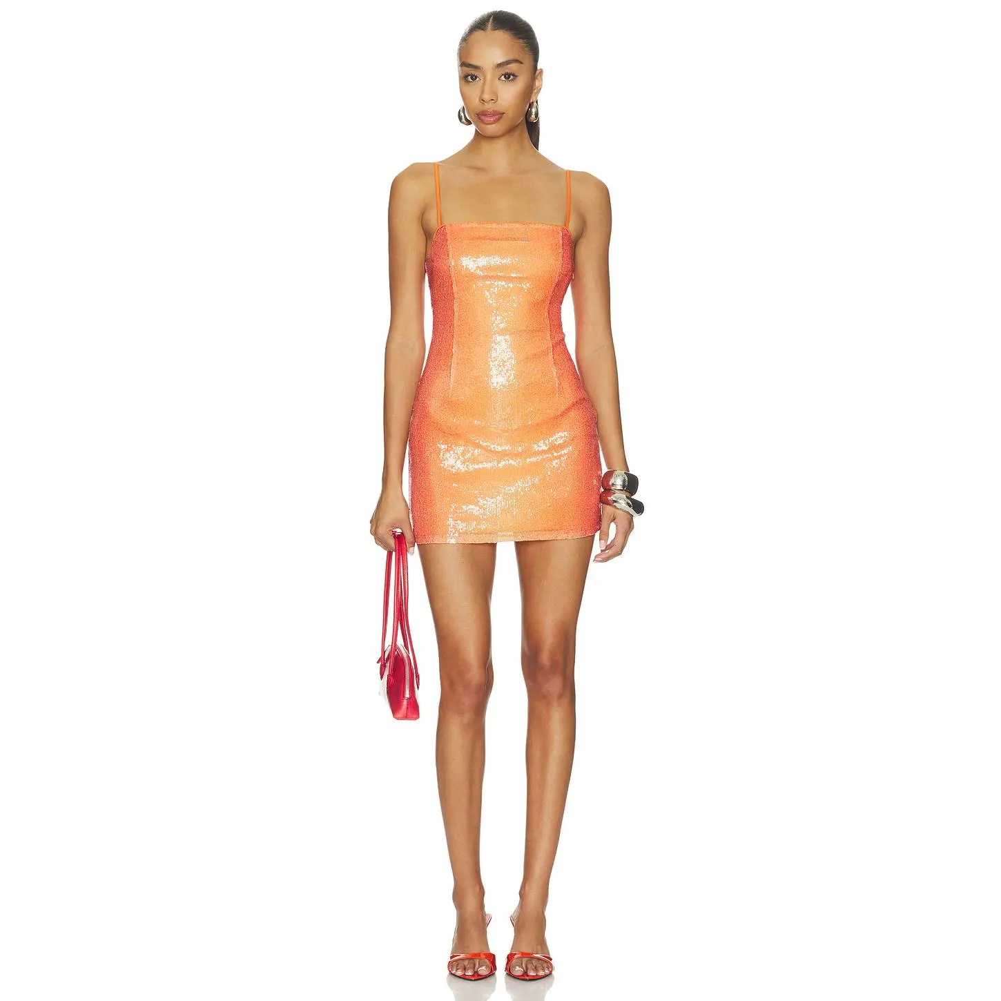 superdown Kailaini Mini Dress in Orange superdown Kailaini Mini Dress in Orange