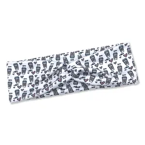 Coffee Is My Love Language Knotted Headband