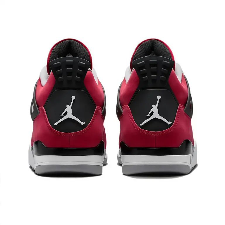 Red Black Grey Mid Top Basketball Sneakers Breathable Mesh Panel Cushioned Air Sole Shoes Non Slip Rubber Outsole Vintage Street Casual Trainers For Sports Training And Daily Streetwear Outfits