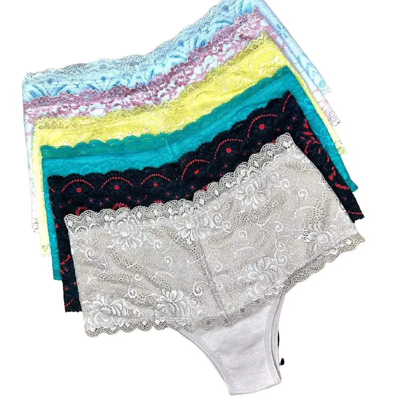 (calzon de algodón tipo faja )Women's Brazilian Cotton Girdle Panties - Granny Style - Underwear, Womenswear Comfort thong bodysuit