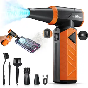 WHATOOK Compressed Air Duster-Reusable Electric Air Duster For Home Car Computer Cleaning