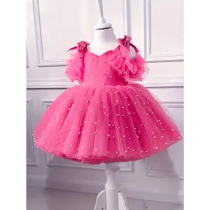 (New)Youngsters's Bow Tie Sleeveless for Girls, Eid Flower Clothes