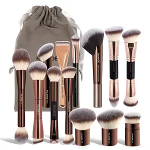 MAANGE Nose Contour Makeup Brush Set 13Pcs,Beginner Friendly Soft Bristles for Easy Nose Shaping