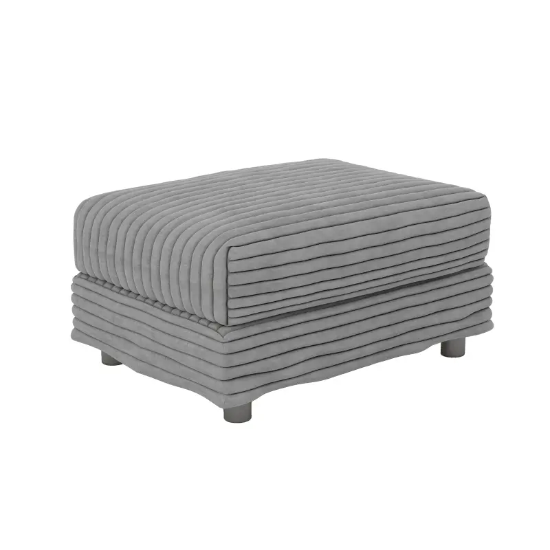 Grey + Ottoman