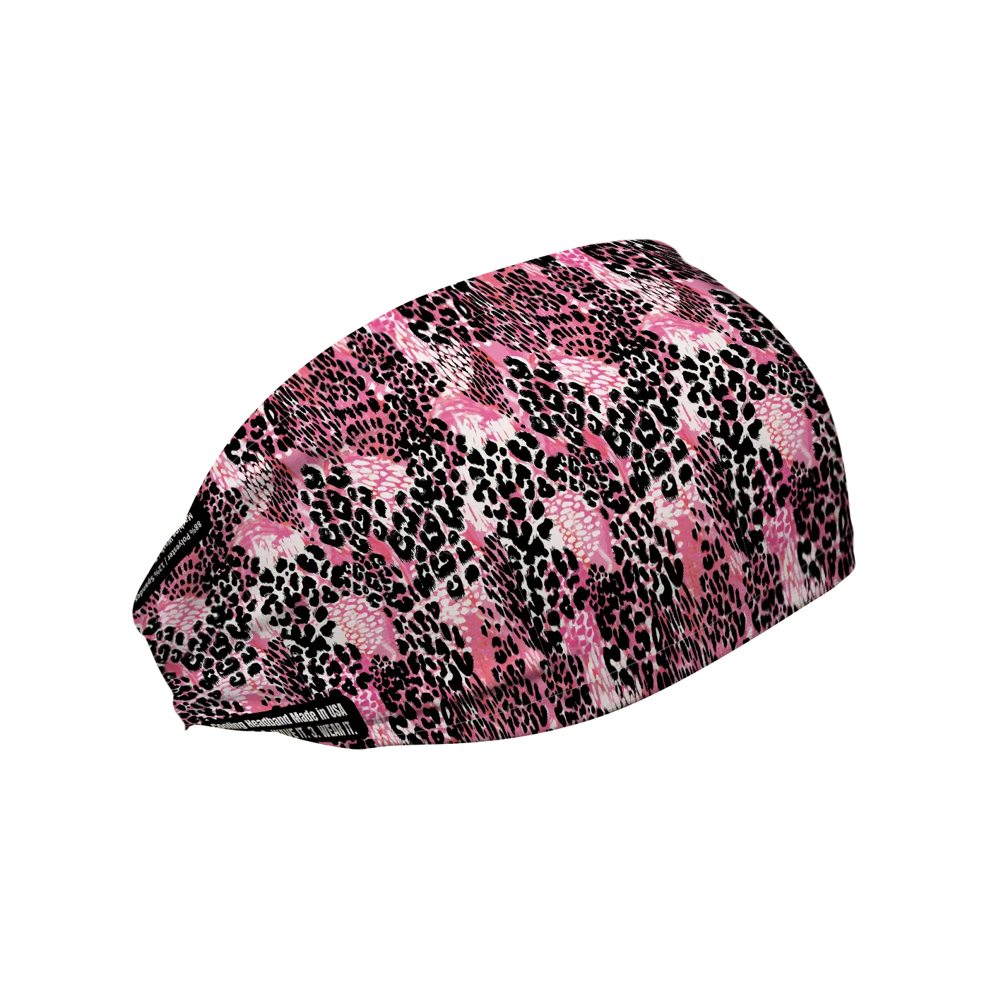 Cooling Headband: Pink Cheetah