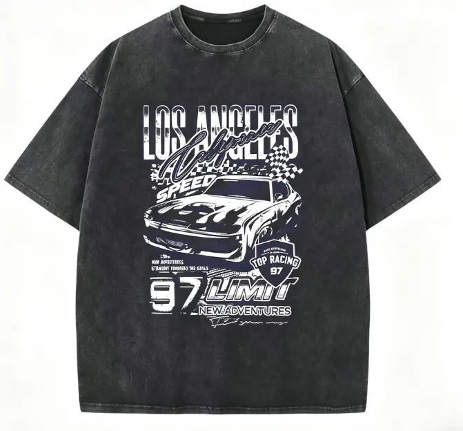 [New Products Arrive With Great Power] 911 GT3RS Unisex Fit Washed T-Shirt Unisex T-Shirts For Summer Outings