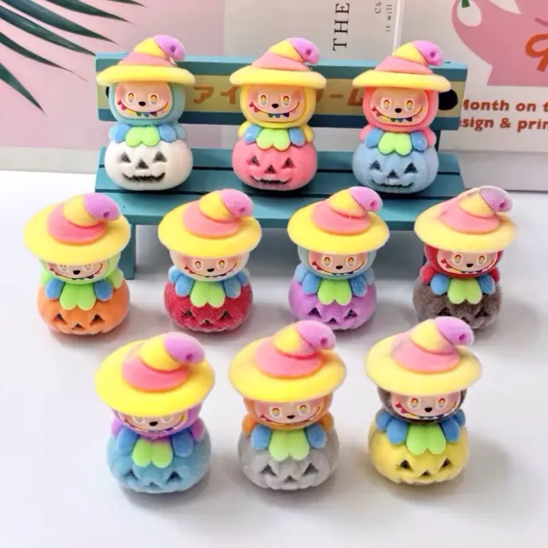 Literature Fans' 6-Piece Focal Series Literary Character Halloween Plush Ornaments Set - Unique Designs, Spooky Look, Room Decor, 2.75cm x 4.35cm