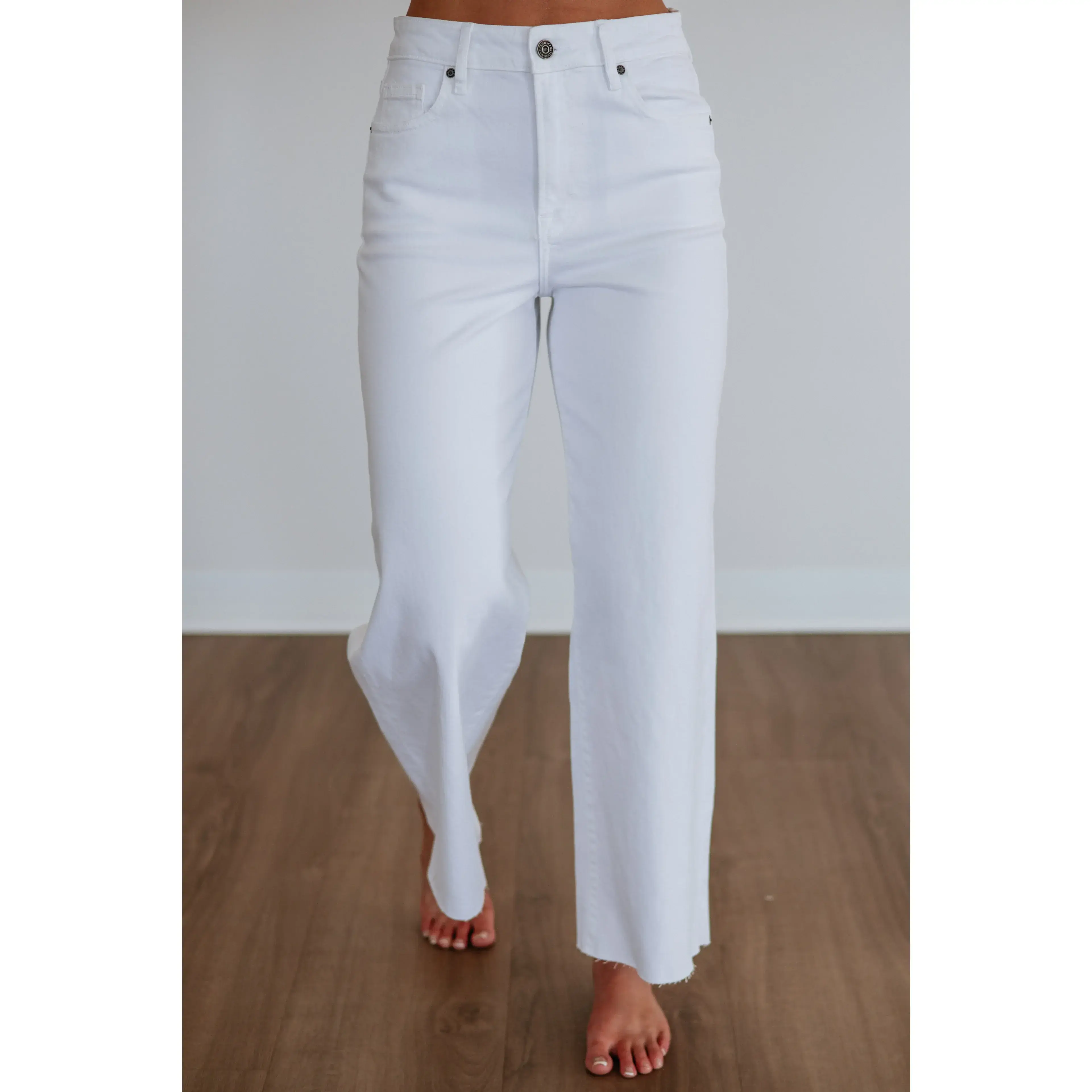 Nori Hidden Jeans - Ivory