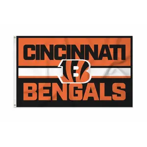 3x5ft Cincinnati Bengals Flag - Weather Resistant Outdoor & Indoor  Football