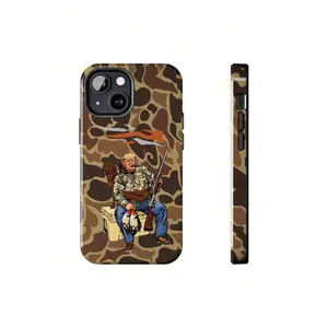1pc Camouflage Sitk@ Hunter  Phone Case Old School Waterfowl For IPhone X 11 12 13 14 15 16 17 Impact Resistant Lightweight Protective CaseSuitable For IPhone 17 Air