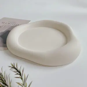 Cloud Shaped Non-slip Silicone Coaster, 1 Count Round Heat Resistant Coffee Cup Mat,   Decorative Kitchen Coasters for Home Kitchen Dining Room