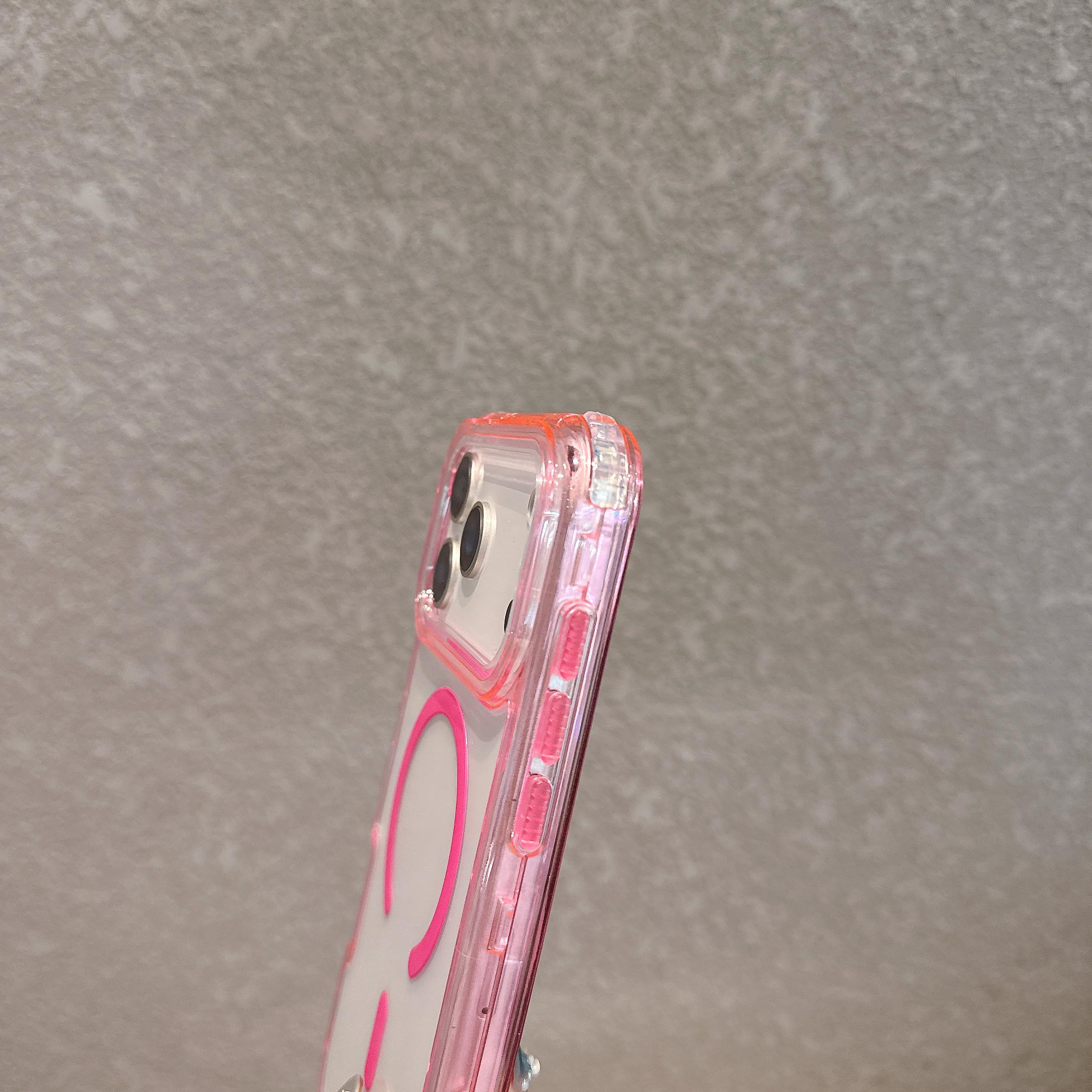 Suitable for MagSafe clear phone case compatible For iPhone 1716 151413Pro Max Plus caseThis two-in-one MagSafe phone case adopts drop-proof design to enhance device protection Very suitable for users who pursue high-quality