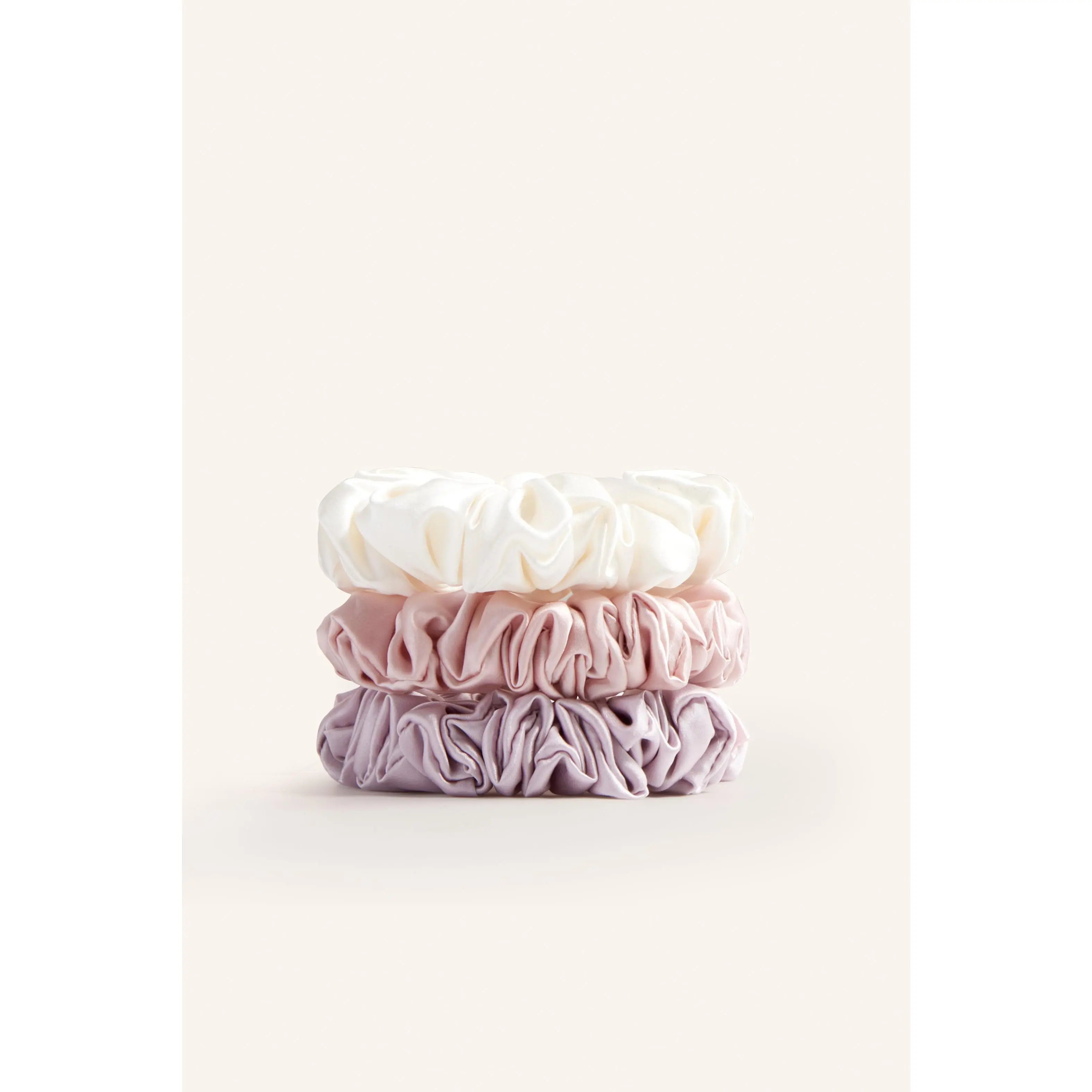 Small Silk Scrunchie - Subtle Sophistication