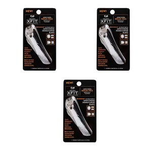 Kai XFIT Nail Clippers 3 PCS – Double Curved Blades, Stainless Steel for Thick Nails