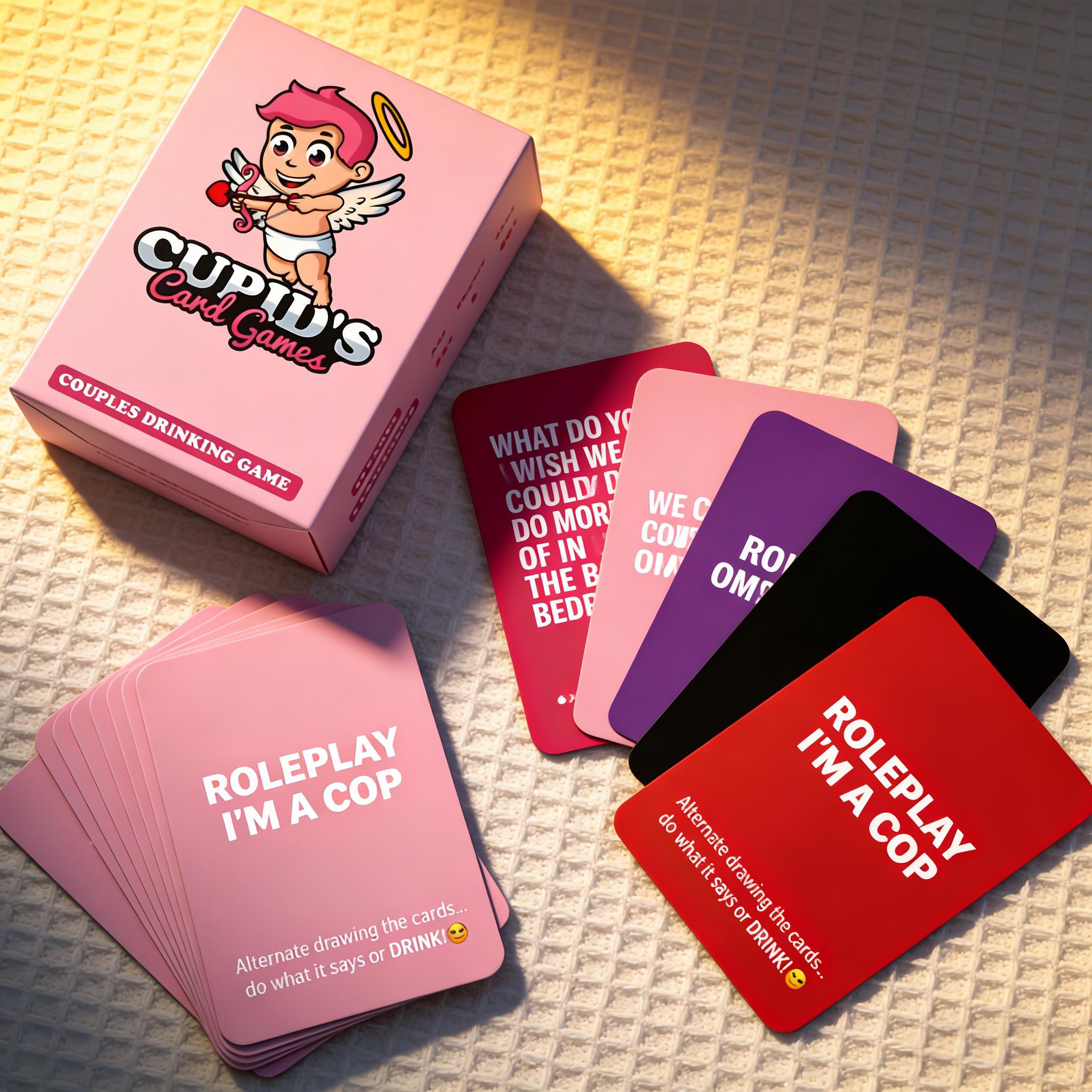 Cupid’s Card Game The Ultimate Couples Challenge Fun & Romantic Date Night Activity Perfect Anniversary or Valentine’s Day Gift for Couples Connect Laugh & Spice Up Your Relationship Board Game Prop Tabletop Games
