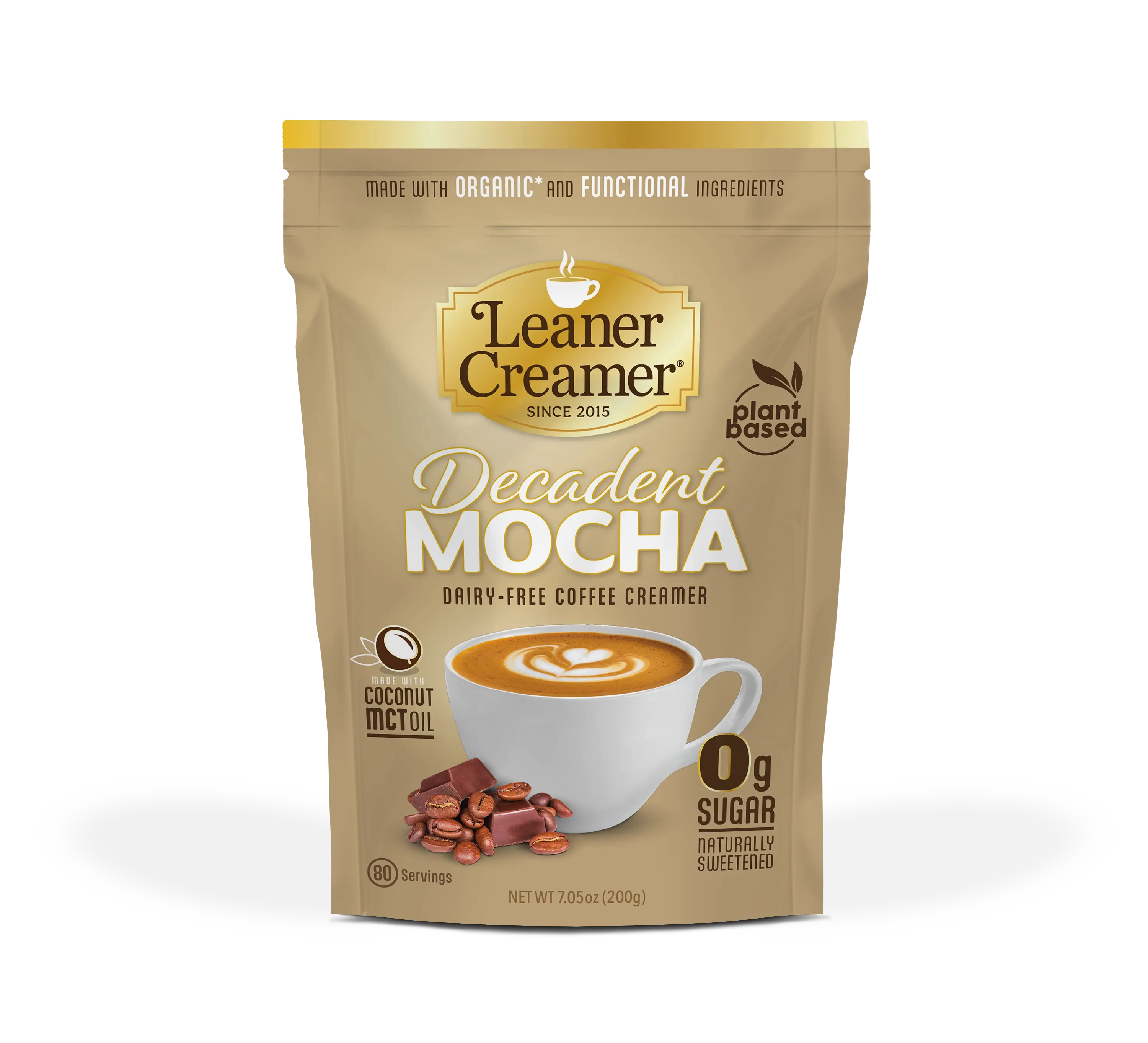 Sweetened on Purpose: Decadent Mocha, Plant Based Coffee Creamer