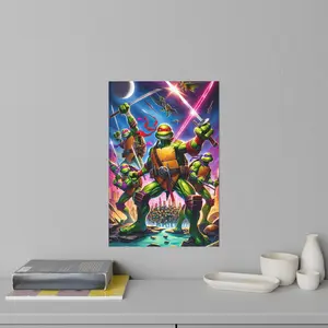 Ninja Turtles Wall Decals, Kids Bedroom Decor, Decorations, Gift, Holiday, Teenage Mutant Ninja Turtles Wall Stickers