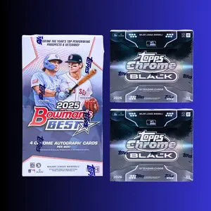 BK Break MLB0504 - (2) 2026 Topps Chrome Black Hobby Box (1) 2025 Bowman's Best Hobby Box