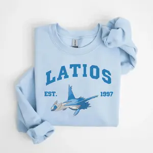 Latios T-Shirt, Sweatshirt, Hoodie, Pkm Characters Shirt, Anime Shirt, Unisex Sweater Pullover Tee, Gift for Anime Lovers