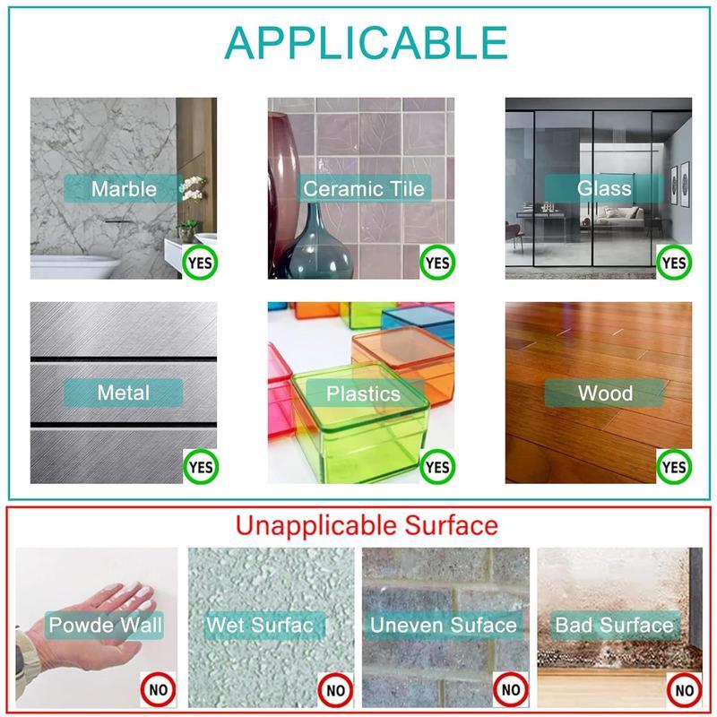 Nano Tape 3 Rolls Heavy Duty  31.5FT Width: 3CM Thick: 2MM)Double Sided Clear Mounting Strips for Picture Hanging Easy Application Precise Measurement Ideal for Home Decor Projects Stretch Remove Traces Washable Reuse Reusable Transparent Nano Tape