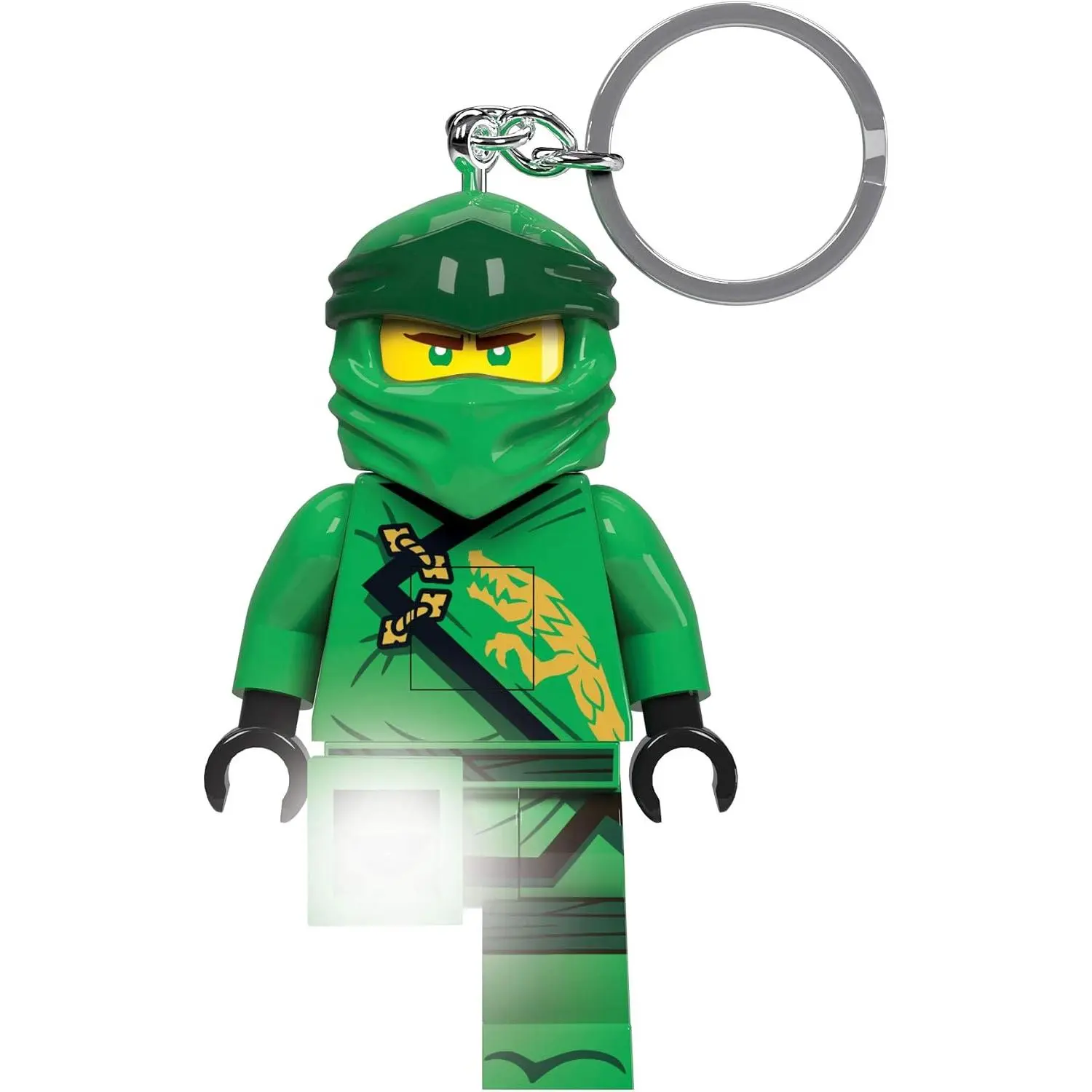 LEGO Ninjago Large 3 Inch Tall Figure Keychain Light - Lloyd (KE150H)