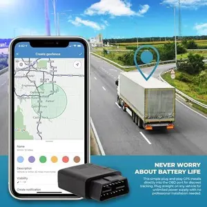GPS Tracker for Vehicles- TrackPort OBD II Tracking Device- Tracker for Car Location and Speed- Mini OBD GPS Tracker for Vehicles- GPS Trackers- Subscription Required
