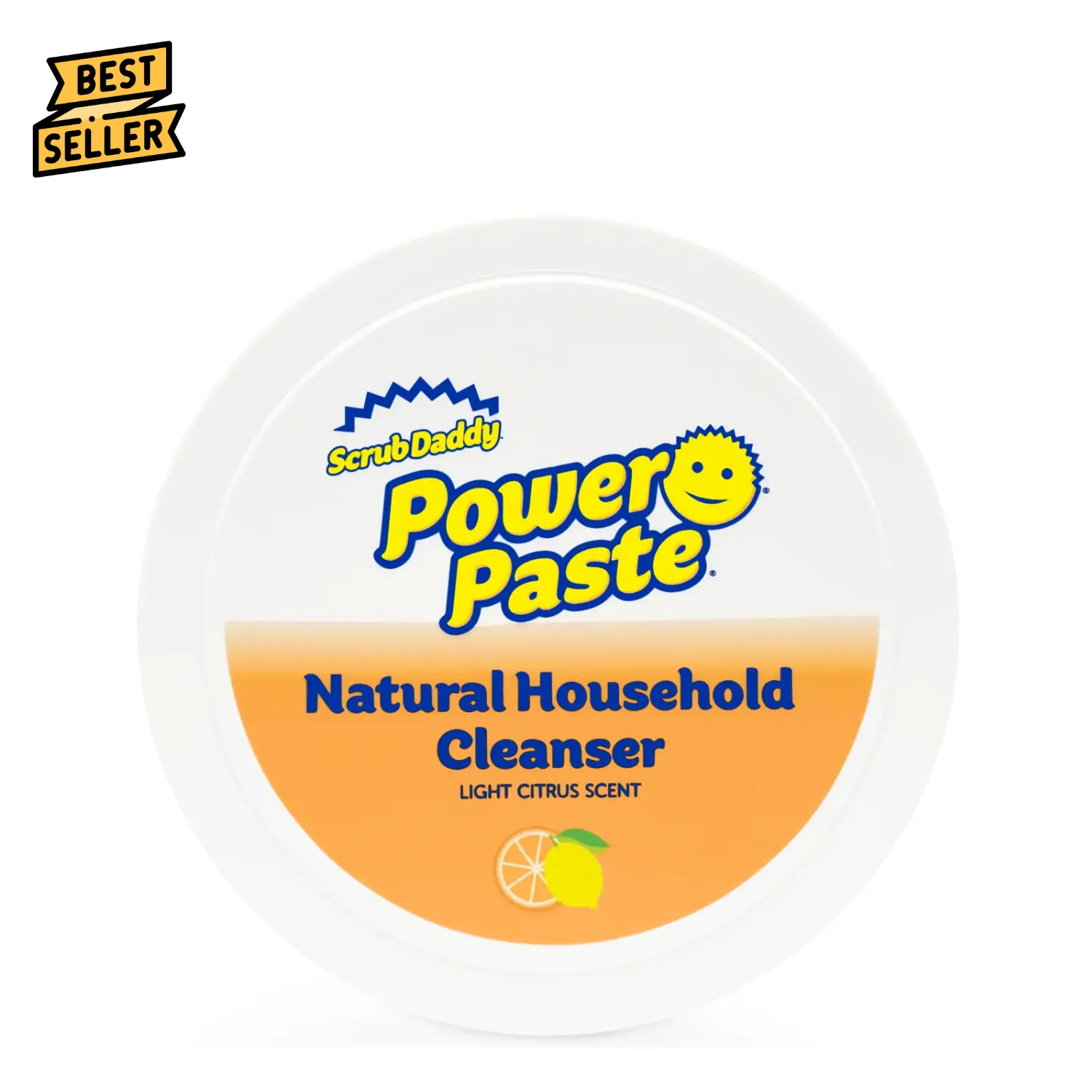 Scrub Daddy’s PowerPaste Kitchen and Bathroom Cleaning Paste - Natural Cleanser + Dye Free Scrub Mommy, 1 Ct