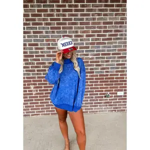 The Fancy Mockneck- Blue