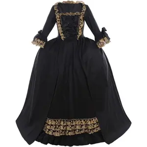 Women's Queen Marie Antoinette Rococo Ball Gown 18th Century Victorian Dress Costume