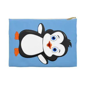 Accessory Pouch - Bebo The Penguin - Light Blue