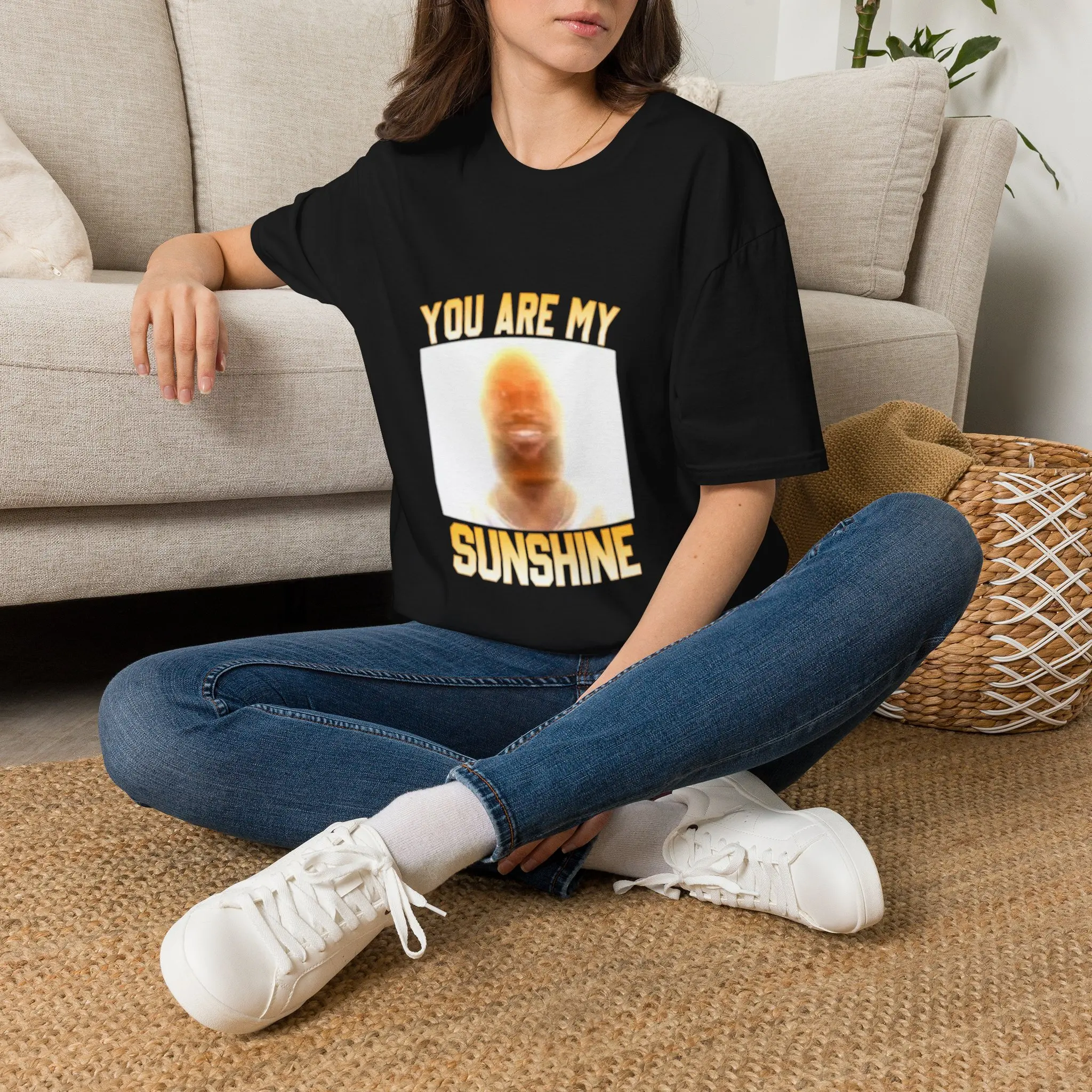 You Are My Sunshine LeBron James Meme T-Shirt, My Glorious King Funny Ironic Gifts, Unisex Gildan 64000 Softstyle Shirt, Premium Lightweight Cotton Crewneck Streetwear Graphic Tee