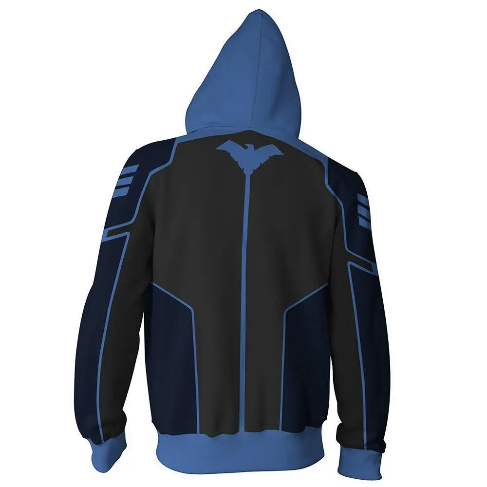 Men's Character Print Fleece Hoodie Tops, Casual Pullover Sweatshirt for Cosplay with a Drawstring Hood and Kangaroo Pocket