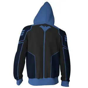 Hero Robin Drake Digital Print Hoodie for Men Cosplay Anime Merchandise  keep the bold colors and sharp emblems vibrant