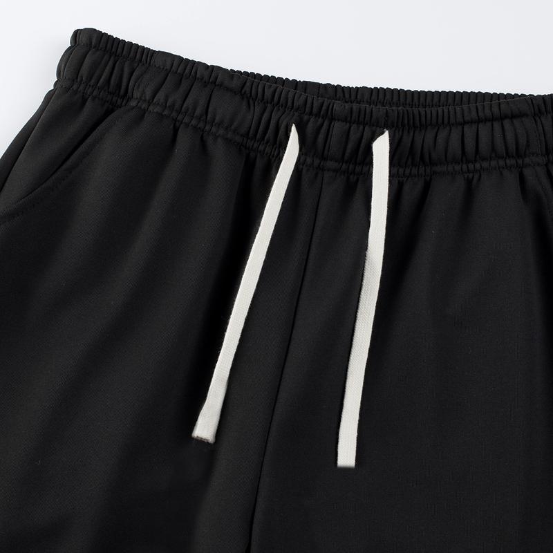 3PCS Men's sports casual pants, fashionable casual loose elastic waistband sports pants, men's clothing, trousers, black and gray men's clothing, trousers letter printing design sports pants, running fitness pants all year round, 95% polyester 5% spandex.