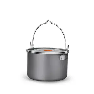 Tripod Cooking Set For Campfire Cooking, With Hook, Pot & Carry Bag