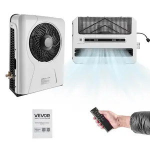 【FathersDayGift】VEVOR Truck Air Conditioner, 12V 10000 BTU Mini Split AC Unit, 400 m³/h Airflow Cab Air Conditioner, Fast Cooling Low Noise for Semi Truck, Camper, Construction Vehicle, Crane, Tractor, Excavator