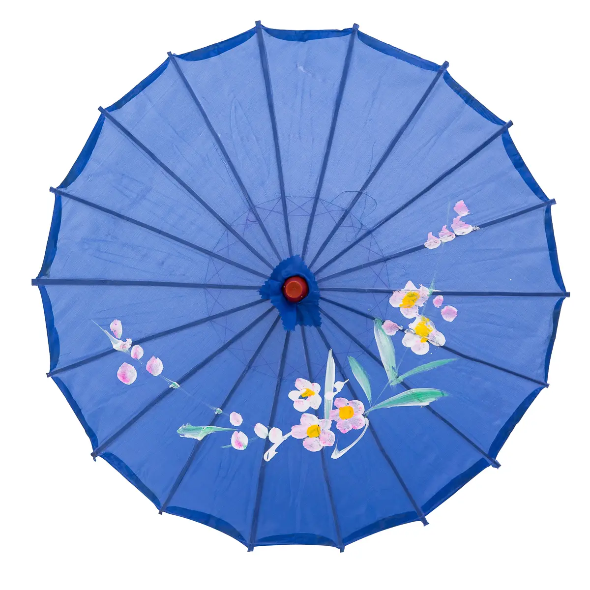 Thy Home 22 In Open Diameter Child's Japanese-Chinese Umbrella Parasol - Handmade Bamboo & Fabric, Bamboo Frame - Ideal for Wedding Parties, Photography