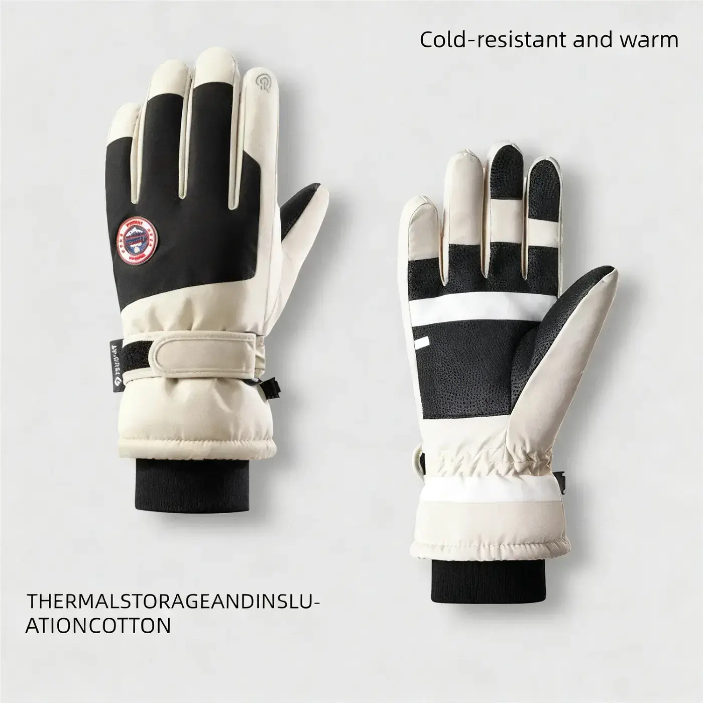 Waterproof and hot touch screen for winter gloves, windproof and warm gloves for outdoor sports, suitable for cold weather, running, cycling, sports, hiking, skiingRAIMENTRY Waterproof and hot touch screen for winter gloves, windproof and warm gloves for outdoor sports, suitable for cold weather, running, cycling, sports, hiking, skiingRAIMENTRY